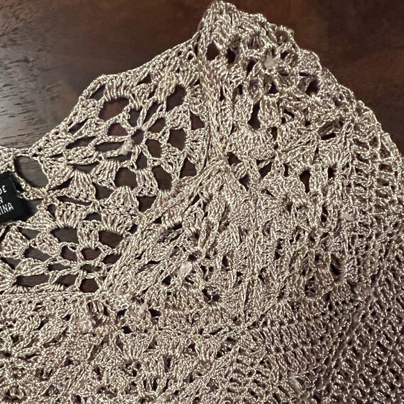 BCBG Max Azria XL Crochet Top New with Tags - Picture 8 of 8